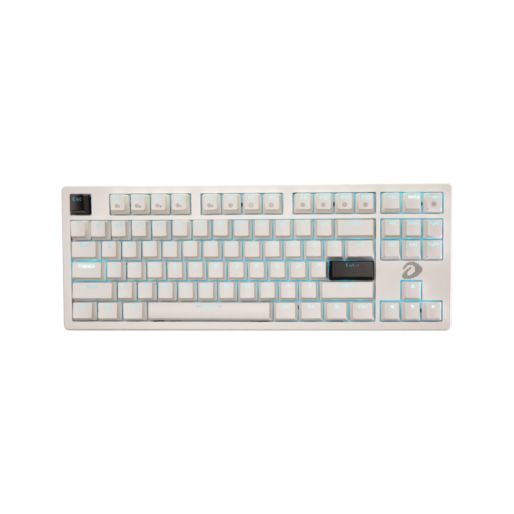 Bàn phím DareU EK87V2 White Blue Switch - Image 2