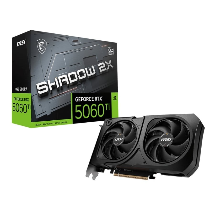 Card màn hình MSI GeForce RTX 5060 Ti Shadow 2X OC Plus 8GB