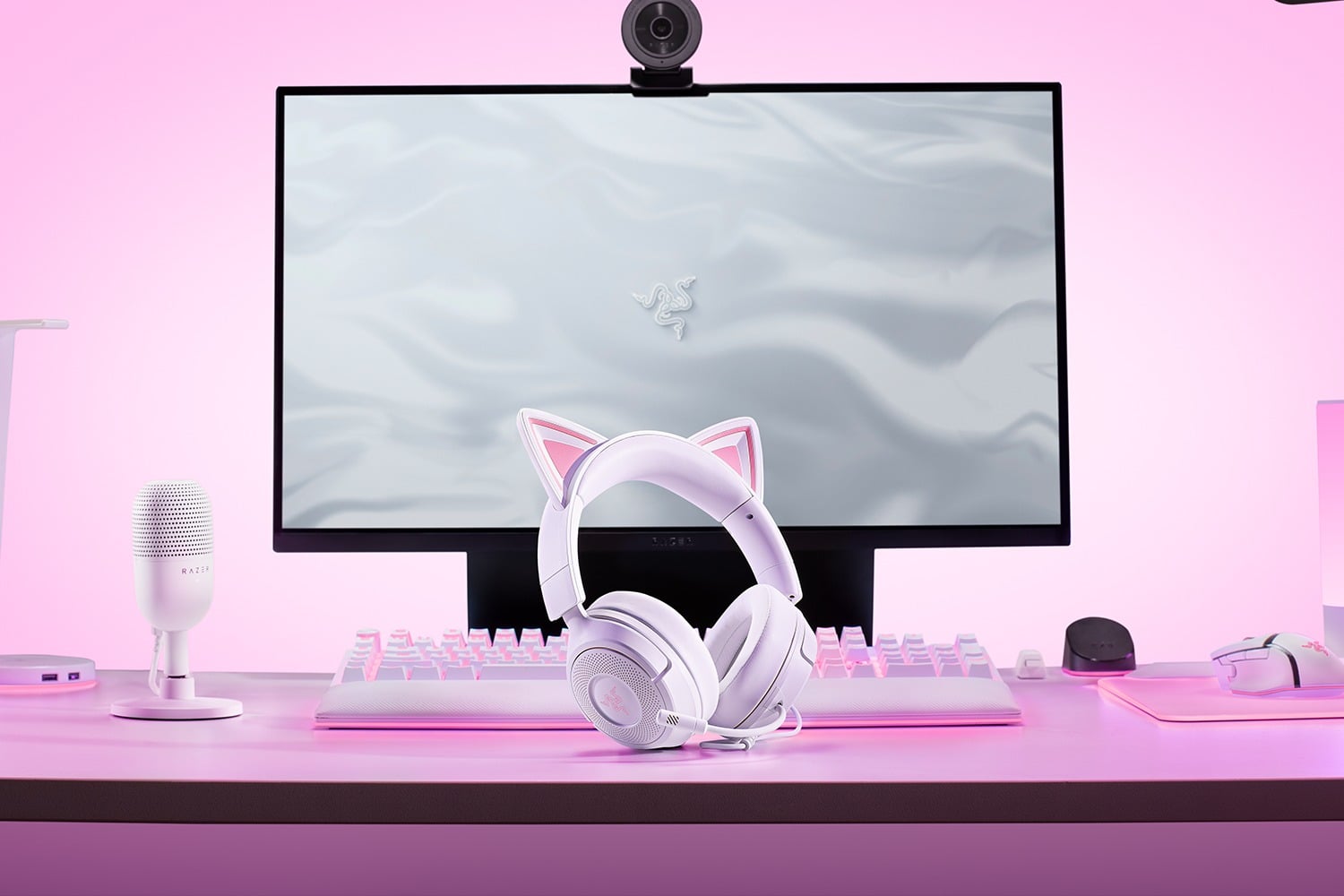 Tai nghe Razer Kraken Kitty V3 X White - Image 5