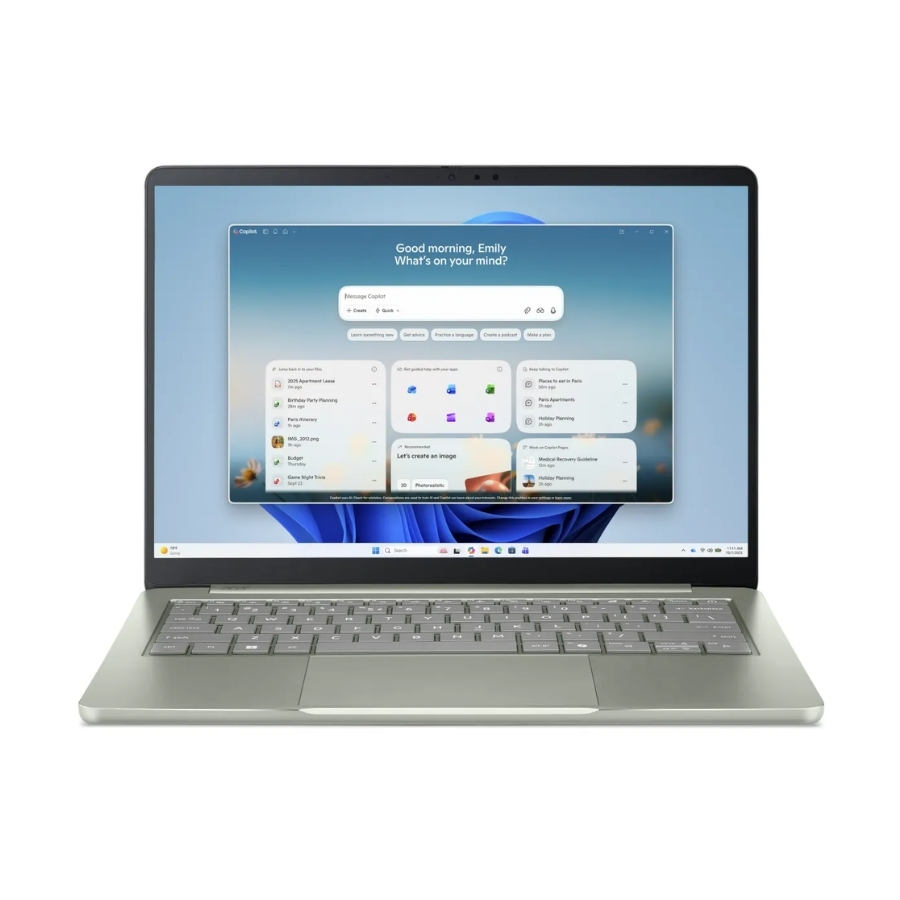 Laptop Acer Swift Air 14 SFA14-I31-52BV (Core 5-320/ 12GB/ 512GB/ 14" FHD+ IPS 120Hz/ Green/ Win 11)