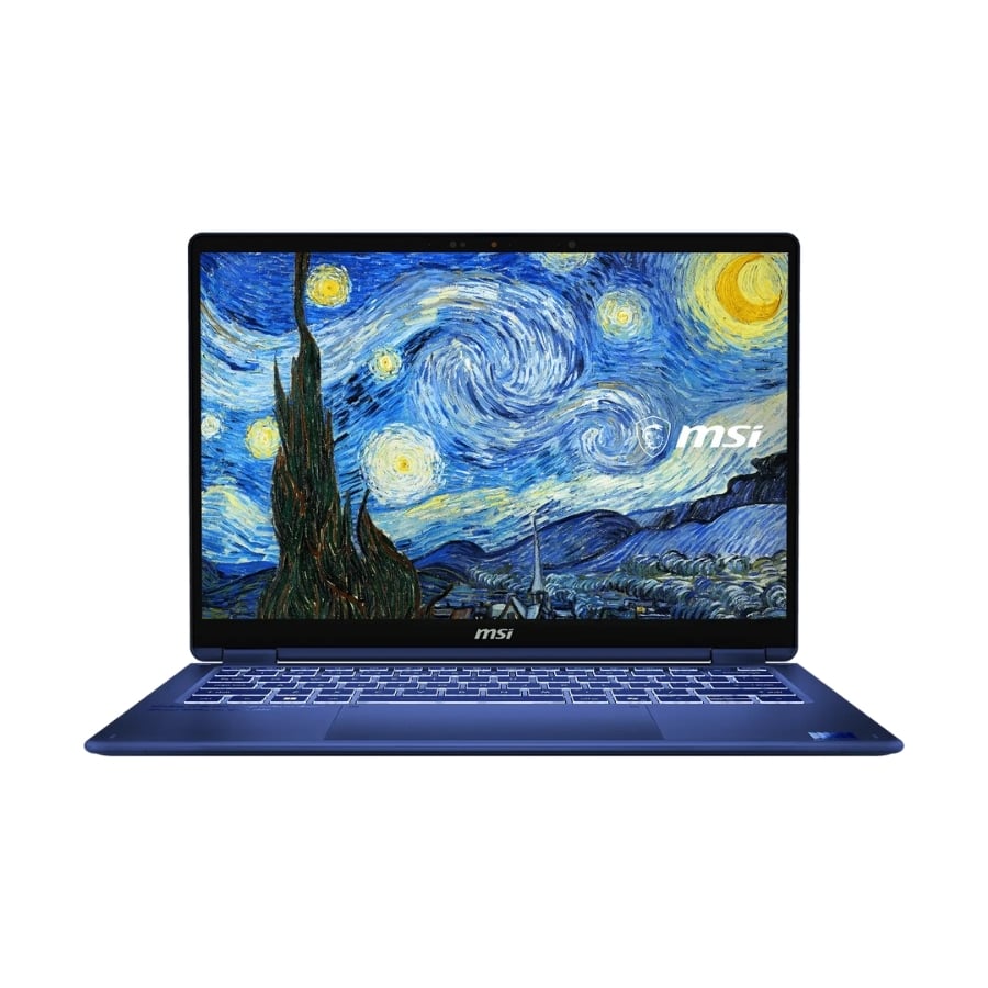 Laptop MSI Prestige 14 Flip AI+ Vincent van Gogh Edition - The Starry Night-259VN (Ultra 9-378H/ 32GB/ 1TB/ 14.0" FHD+ OLED/ Win 11)