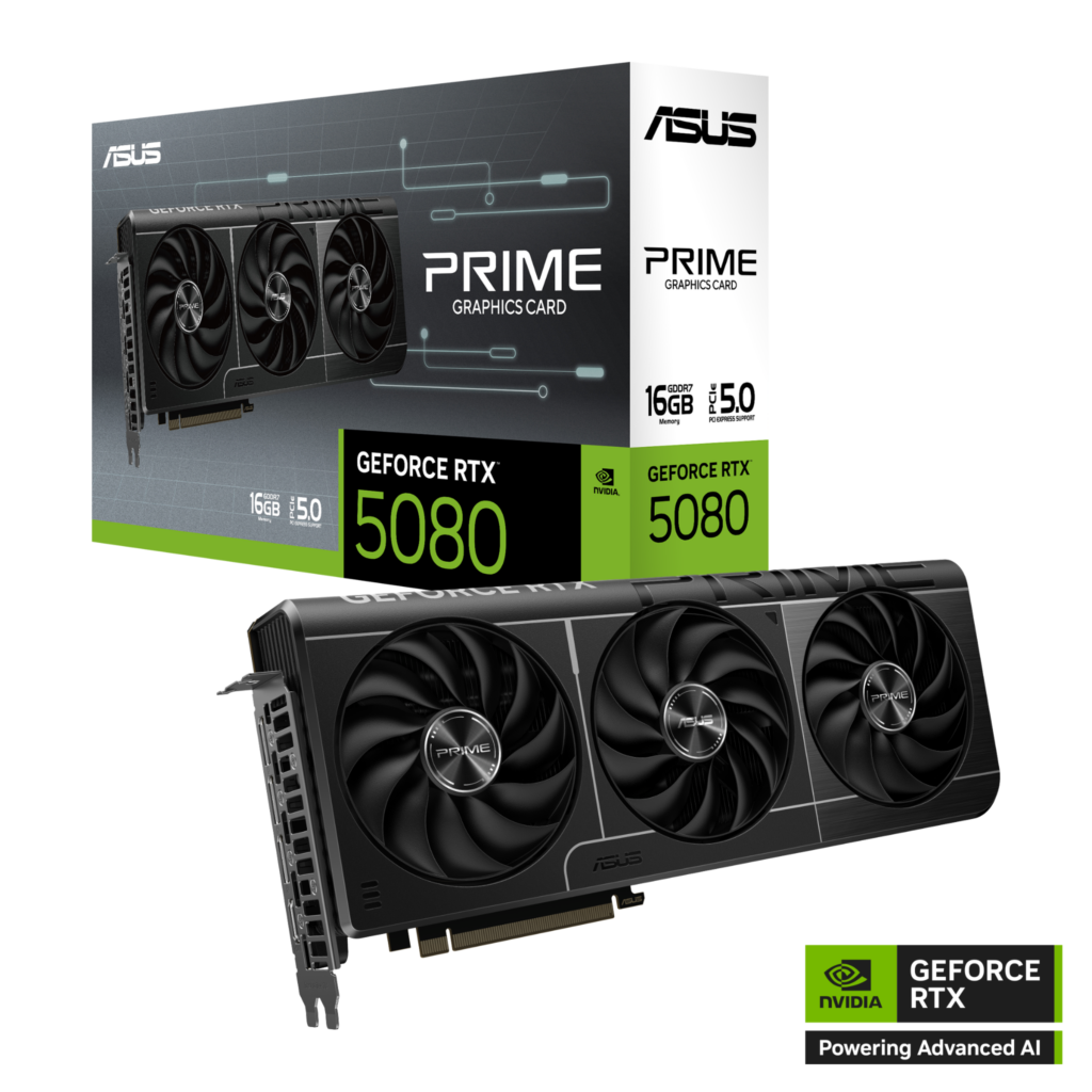 Card màn hình ASUS Prime GeForce RTX 5080 16GB GDDR7 (PRIME-RTX5080-16G)