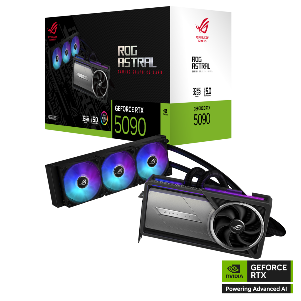 Card màn hình ASUS ROG Astral LC GeForce RTX 5090 32GB GDDR7 (ROG-ASTRAL-LC-RTX5090-32G-GAMING)
