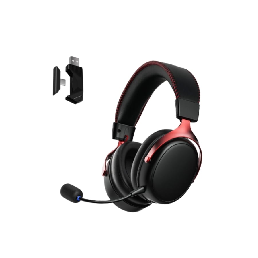 Tai nghe gaming không dây Akko Verge S9 Ultra Black Red